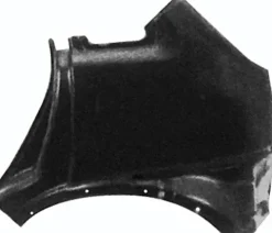 Aile arrière gauche pour OPEL CORSA C phase 2, 2003-2006, (5 portes), Neuve à peindre