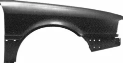 Aile avant droite pour AUDI 80 B4 1991-1994, Modèle galvanisé, Neuve à peindre