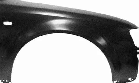 Aile avant droite pour AUDI A4 II 2000-2004, avec trou feu, Neuve à peindre