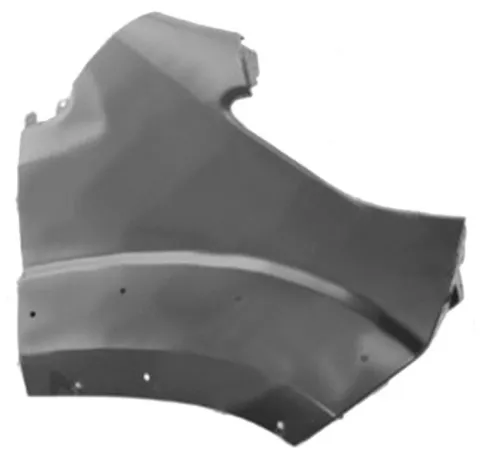 Aile avant droite pour FIAT DUCATO III phase 2 depuis 2014 >, (trous extension), à peindre