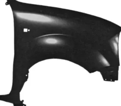 Aile avant droite pour RENAULT KANGOO I phase 1, 1997-2003, trou feu clignotant, Neuve à peindre