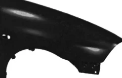Aile avant droite pour SEAT IBIZA III phase 2, 2006-2008, trou feu répétiteur, Neuve à peindre