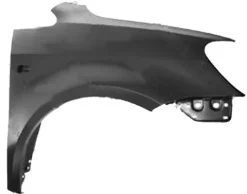 Aile avant droite pour VOLKSWAGEN CADDY III phase 2, 2010-2015, trou feu clignotant, à peindre