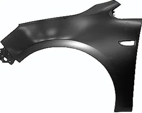 Aile avant gauche pour OPEL ASTRA J 2012-2016, avec trou, Mod. 5 portes, Neuve à peindre