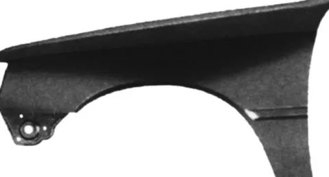 Aile avant gauche pour PEUGEOT 205 1983-1996, Neuve à peindre