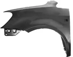 Aile avant gauche pour VOLKSWAGEN CADDY III phase 2, 2010-2015, trou feu clignotant, à peindre