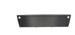 Bandeau porte plaque immatriculation pour AUDI A6 III ph. 1 2004-2008, trous capteurs radar, Neuve