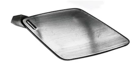 Cache crochet de pare chocs avant pour VOLVO XC60 II 2017-2021, noir sans apprêt , Neuf