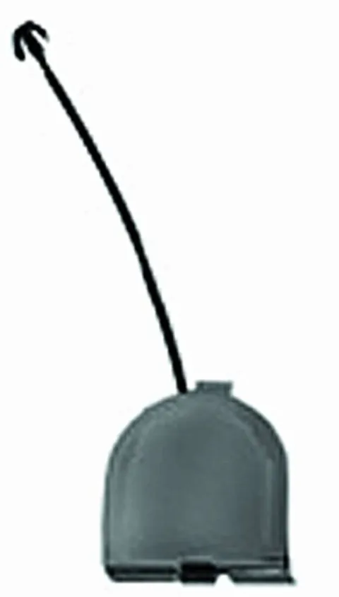 Cache crochet de remorquage pour FIAT 500 phase 1, 2007-2015, chromé, bandeau pare chocs arrière