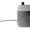 Cache crochet de remorquage pour OPEL CORSA E 2015-2019, pare chocs arrière, Neuf