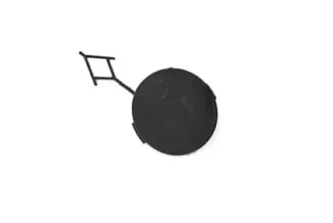 Cache crochet pare chocs arrière pour PEUGEOT 2008 I phase 1 2013-2016, Neuf