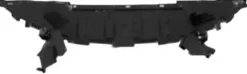 Cache de protection inférieur pour RENAULT MÉGANE II ph.2 2006-2009 noir déflecteur pare chocs avant
