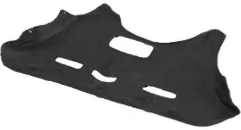 Cache de protection sous moteur central inférieur pour LANCIA MUSA 2004-2007, Neuf