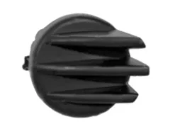 Cache feu antibrouillard avant droit pour CITROËN JUMPY II 2007-2016, noir, pare chocs avant
