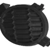 Cache feu antibrouillard gauche pour NISSAN MICRA III (K12) ph.3, 2007-2011, noir, pare chocs avant