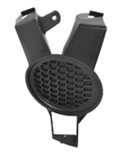 Cache feu antibrouillard droit pour NISSAN QASHQAI I ph.1, 2007-2010, noir , pare chocs avant