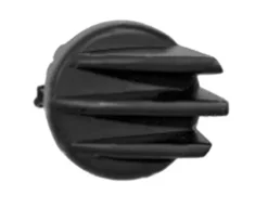 Cache feu antibrouillard droit pour FIAT SCUDO I phase 2, 2004-2006, noir, pare chocs avant