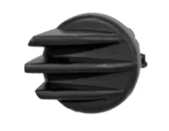 Cache feu antibrouillard gauche pour PEUGEOT EXPERT II 2007-2016, noir, pare chocs avant, Neuf