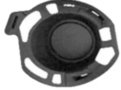 Cache support feu antibrouillard droit pour RENAULT CLIO III phase 2, 2009-2012, pare chocs avant