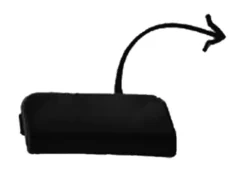 Cache-crochet de remorquage pour VOLKSWAGEN TOURAN I phase 2, 2006-2010 pare chocs avant, Neuf