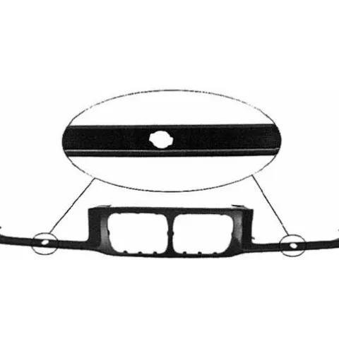 Cadre de calandre de grille pour BMW Serie 3 E36 COUPÉ, 1996-1998, trou lave-phares, Neuf