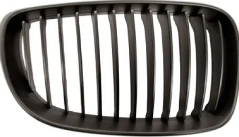 Calandre grille droite pour BMW SERIE 1 E87N de 2007 à 2011, noire, Neuve