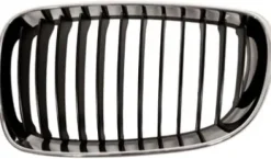Calandre grille gauche pour BMW SERIE 1 E87N de 2007 à 2011, chromée/noire, Neuve