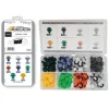 Coffret de 117 assortiments d'agrafes de panneaux de portes pour MERCEDES, SMART, Neuf
