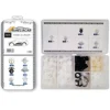 Coffret de 122 assortiments d'agrafes de moulures et élargisseurs d'ailes pour CITROEN DS, PEUGEOT, Neuf