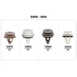 Coffret de 80 assortiments d'agrafes de panneaux de portes pour BMW MINI, Neuf