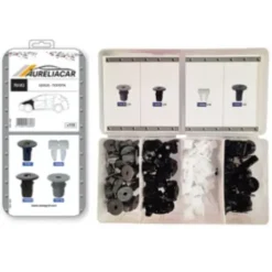 Coffret de 110 assortiments d'écrous plastiques d' aile avant pour LEXUS, TOYOTA, Neuf