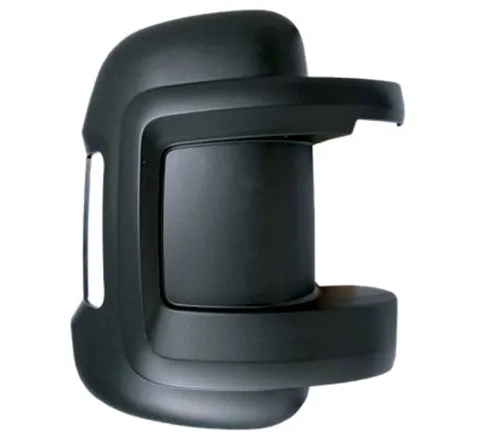 Coque rétroviseur droit pour PEUGEOT BOXER II phase 1, 2006-2014, (bras court), noire, Neuve