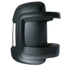 Coque rétroviseur droit pour PEUGEOT BOXER II phase 2 depuis 2014 >, (bras court), noire, Neuve