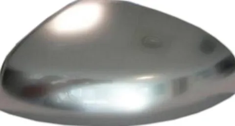 Coque rétroviseur droit pour AUDI A1 2010-2014, effet aluminium chromé, Neuve
