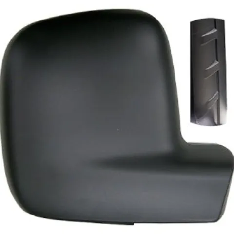 Coque rétroviseur droit pour VOLKSWAGEN CADDY III phase 1, 2004-2010, noire, Neuve