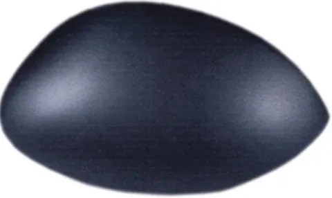 Coque rétroviseur droit pour PEUGEOT 206 ph.1, 1998-2003, noire, Neuve