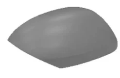 Coque rétroviseur droite pour MAZDA 2 II 2007-2014, trou feu clignotant, Neuve à peindre