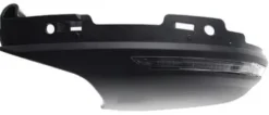 Coque rétroviseur gauche inférieure avec feu clignotant pour RENAULT CAPTUR II depuis 2020, Noire, Neuve