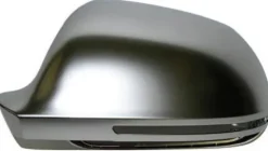 Coque rétroviseur gauche pour AUDI Q3 I phase 1, 2011-2014, Chromé en aluminium, Neuve