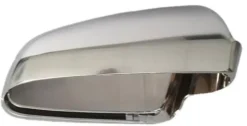 Coque rétroviseur gauche pour AUDI A3 II ph.2 (3 portes) 2005-2008, effet aluminium, Neuve