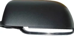 Coque rétroviseur gauche pour VOLKSWAGEN POLO IV phase 1, 2001-2005, noire, Neuve