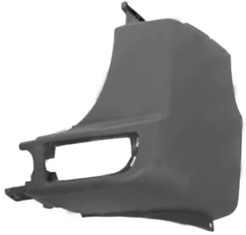 Crosse arrière droite pour VOLKSWAGEN CRAFTER, 2006-2011, noire, embout pare chocs arrière, Neuf