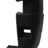 Crosse arrière droite pour PEUGEOT BOXER I phase 2, 2004-2006, noire, embout pare chocs arrière