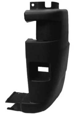 Crosse arrière droite pour FIAT DUCATO II phase 2, 2004-2006, noire, embout pare chocs arrière