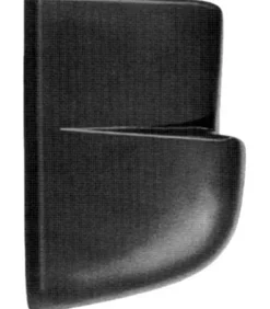 Crosse arrière gauche pour MERCEDES SPRINTER I (W901-W904) 1995-2000, embout gris foncé, pare chocs arrière, Neuf