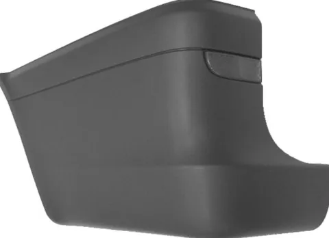 Crosse arrière gauche pour MERCEDES VITO II (W639) 2010-2014 (long) gris clair, embout pare chocs