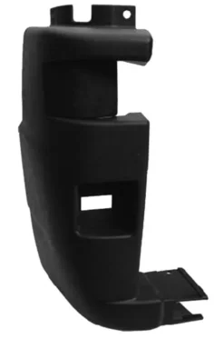 Crosse arrière gauche pour PEUGEOT BOXER I phase 2, 2004-2006, noire, embout pare chocs arrière