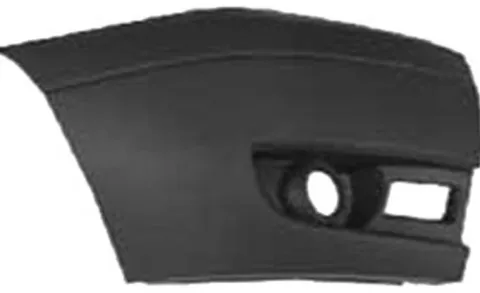 Crosse avant droite pour FORD TRANSIT Mk7 2011-2014 gris foncé, trou feu AB, embout pare chocs avant