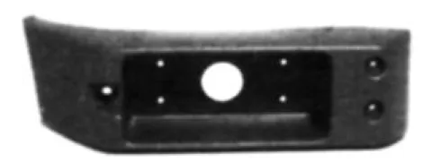 Crosse pare chocs arrière gauche pour IVECO DAILY 1989-1996, gris foncé, Neuf