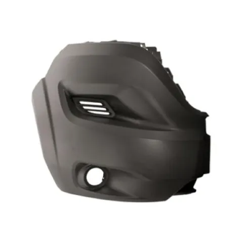 Crosse pare chocs avant droit pour PEUGEOT BOXER II phase 2 depuis 2014, trou feu AB, sans élargisseur, embout gris